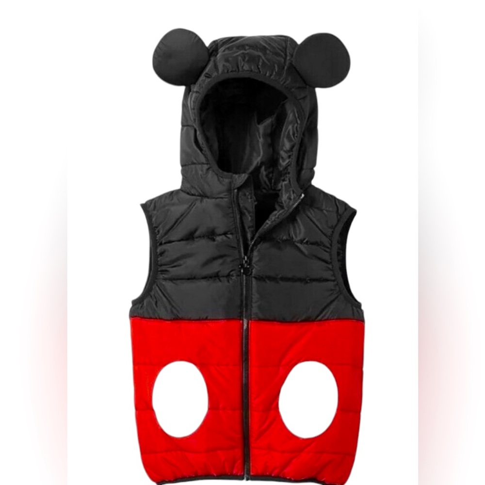 Mickey Mouse Kids Hooded Puff Vest